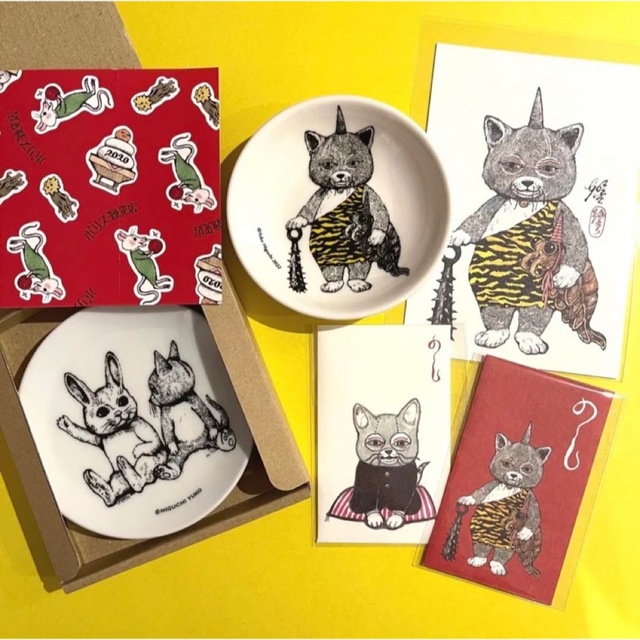 最大95%OFFクーポン ヒグチユウコ 非売品 うさぎの絵皿 卯皿 全5種