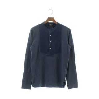 ダブルアールエル(RRL)のRRL Tシャツ・カットソー S インディゴxベージュ(ドット) 【古着】【中古】(Tシャツ/カットソー(半袖/袖なし))