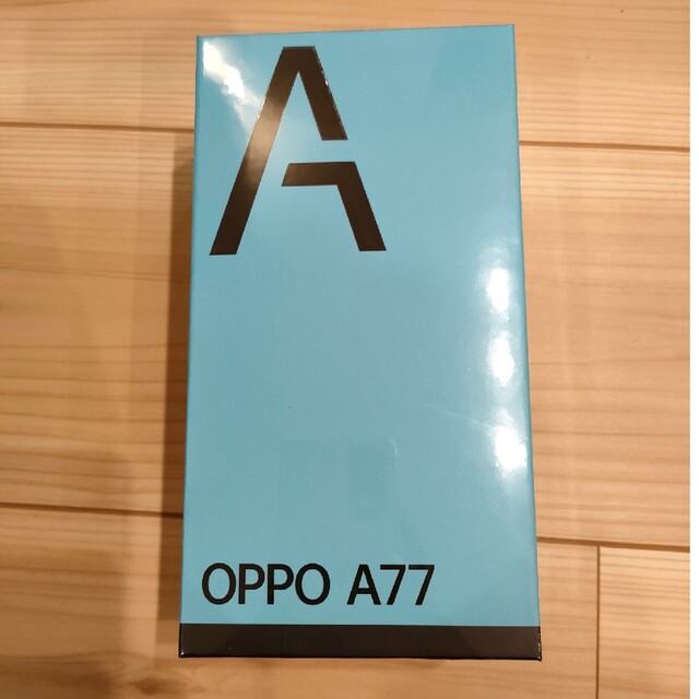 OPPO A77 ブラック 新品未開封 - スマートフォン本体