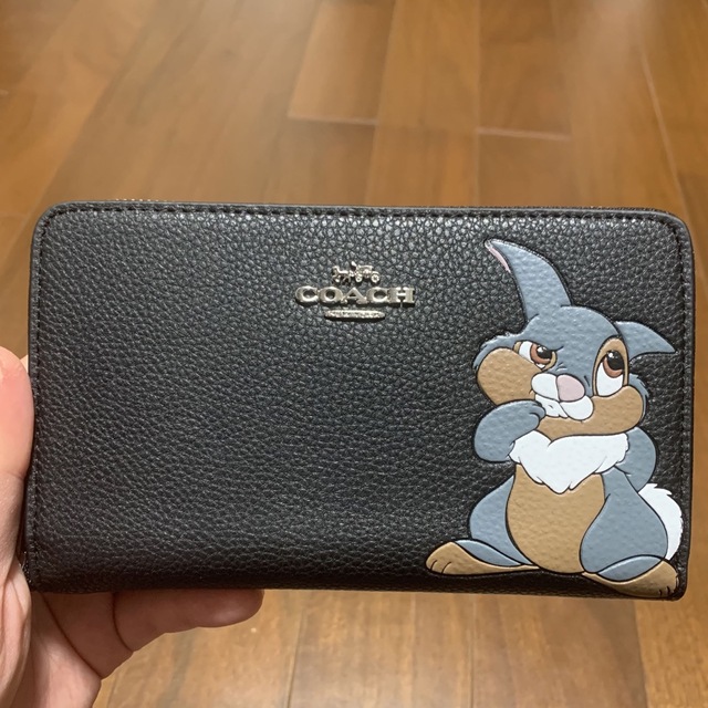 【COACH】コーチ　二つ折り財布　ディズニー　とんすけ