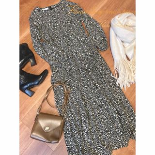 バックナンバー(BACK NUMBER)の◆backnumber◆総柄が可愛い♡ティアードロングワンピ◆デートにも♡(ロングワンピース/マキシワンピース)