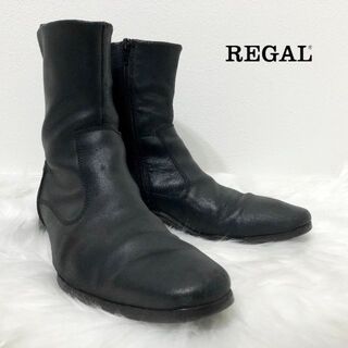 REGAL - REGAL リーガル レザー ブーツ 25 クラッシュレザー