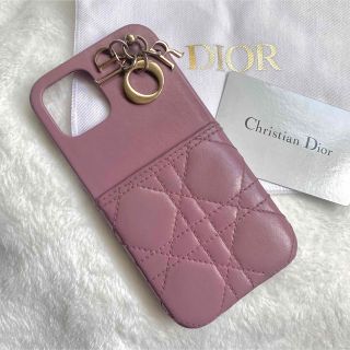 クリスチャンディオール(Christian Dior)の美品 Christian Dior カナージュ iPhone ケース(iPhoneケース)