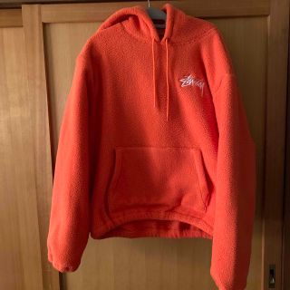 STUSSY ボアパーカー　オレンジ　M