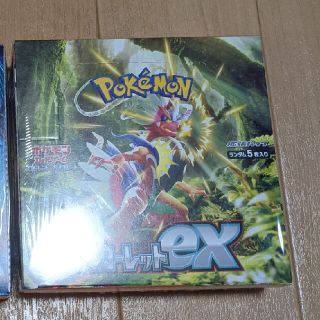 ポケモン(ポケモン)のポケモンカード　スカーレットex　シュリンク付き(Box/デッキ/パック)