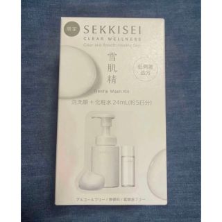 セッキセイ(雪肌精)の雪肌精　 クリアウェルネスジェントルウォシュキット　泡洗顔＋化粧水24ml(洗顔料)
