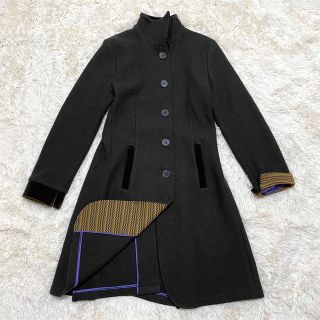 ETRO - 美品 ETRO エトロ ボルドー フォックスファー コート トグル ...