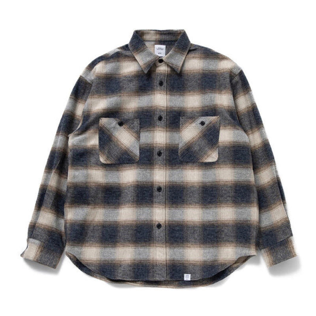 BEDWIN L/S OMBRE CHECK BIG SHIRT "EWAN"