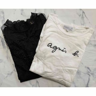 アニエスベー(agnes b.)のagnes b.   白Ｔ➕オマケ(Tシャツ(長袖/七分))