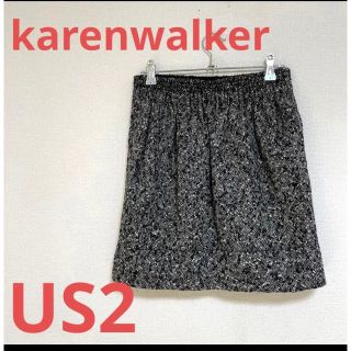 カレンウォーカー(KAREN WALKER)の専用二点カレンウォーカー♡ウール配合スカート　ミニスカートus2(ミニスカート)