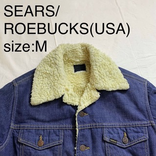 SEARS/ROEBUCKS(USA)ビンテージ裏ボアデニムジャケット(Gジャン/デニムジャケット)