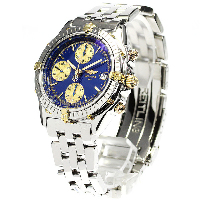 買い物 美品 Breitling ブライトリング 7連パイロットブレス ビコロ