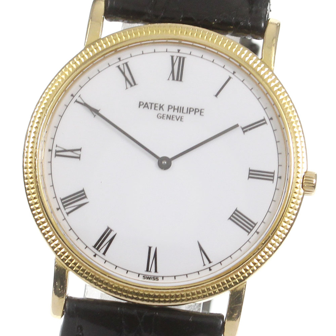 パテックフィリップ PATEK PHILIPPE 3520/D カラトラバ クルー・ド・パリ K18YG Cal.177 手巻き メンズ _711697