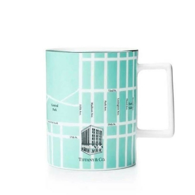 Tiffany & Co.(ティファニー)のティファニー NY限定 マップ マグカップ インテリア/住まい/日用品のキッチン/食器(食器)の商品写真