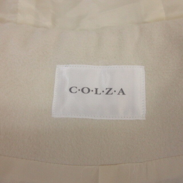 COLZA(コルザ)のコルザ COLZA ダッフルコート ショート丈 長袖 オフホワイト 白 M レディースのジャケット/アウター(ダッフルコート)の商品写真