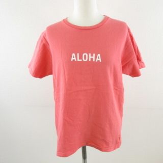 アザー(other)のgrown in the sun カットソー Tシャツ 半袖 ロゴ ピンク XS(Tシャツ(半袖/袖なし))