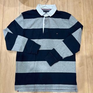 トミーヒルフィガー(TOMMY HILFIGER)のTOMMY HILFIGER カットソー襟付きXL(Tシャツ/カットソー(七分/長袖))