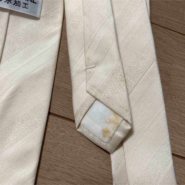 冠婚葬祭用　白ネクタイ メンズのファッション小物(ネクタイ)の商品写真