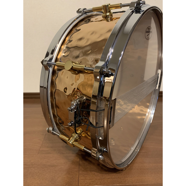美品　canopus スネア　HBZ1455 ハンマードブロンズ 楽器のドラム(スネア)の商品写真
