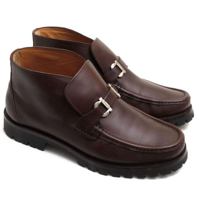 Salvatore Ferragamo メンズ革製シューズ-