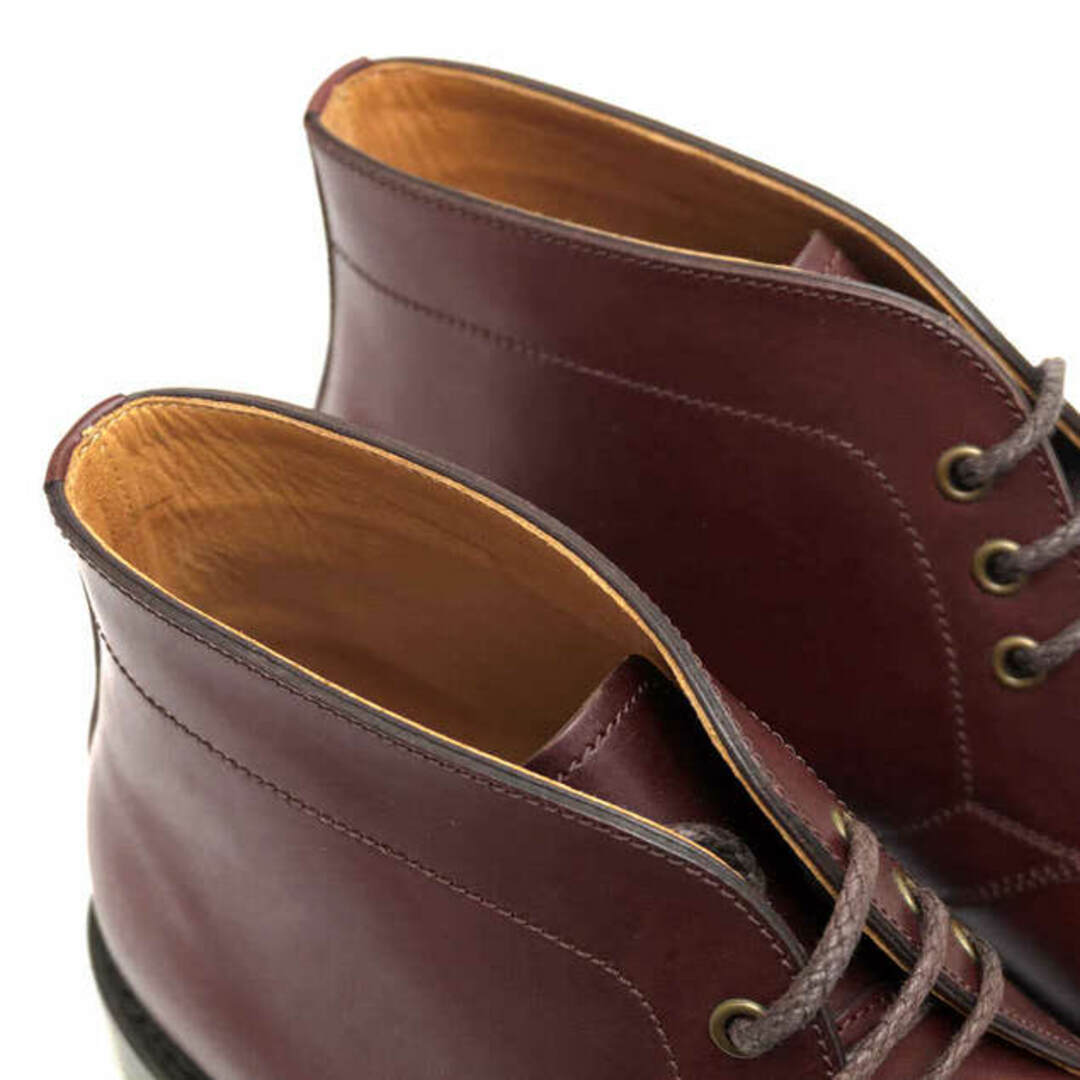 ブーツマークブーツ／MarkBoots チャッカブーツ シューズ 靴 メンズ 男性 男性用レザー 革 本革 レッド ブラウン 赤 茶  MB1002 プレーントゥ Vibramソール グッドイヤーウェルト製法