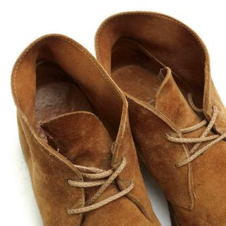 ビズビム／VISVIM シューズ 靴 メンズ 男性 男性用スエード スウェード レザー 革 本革 ブラウン 茶  PATRICIAN SUEDE-FOLK サドルシューズ プレーントゥ Vibramソール