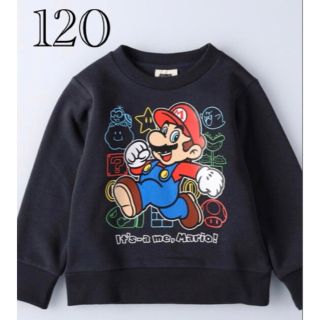 ライトオン(Right-on)の新品　スーパーマリオ　スウェットシャツ　トレーナー　120(Tシャツ/カットソー)