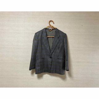 ダックス(DAKS)の【DAKS】ダックス ヴィンテージ 高級テーラードジャケット シルク製 美品 (テーラードジャケット)