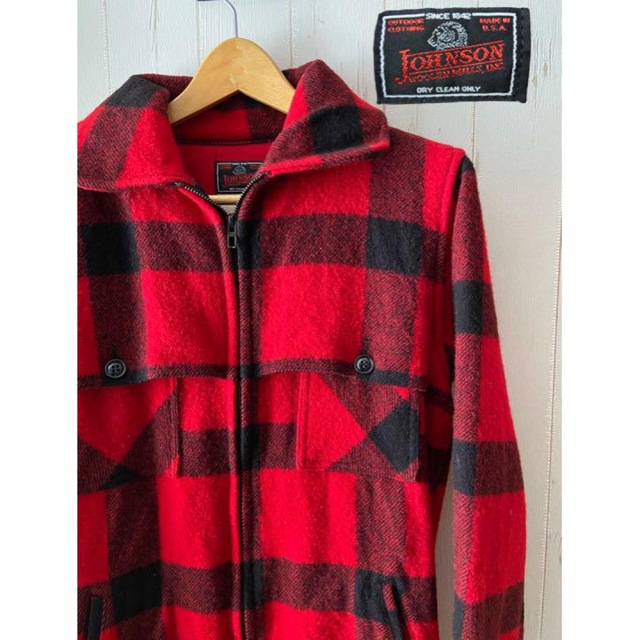 JOHNSON WOOLEN MILLS ウールジャケットバッファロージャケット | フリマアプリ ラクマ