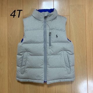 ポロラルフローレン(POLO RALPH LAUREN)の美品　POLO RALPH LAUREN ダウンベスト　リバーシブル　4T(ジャケット/上着)