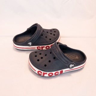 クロックス(crocs)の【ぱんた♡さん専用】クロックス ネイビー (サイズC9/16.5cm相当)(スニーカー)