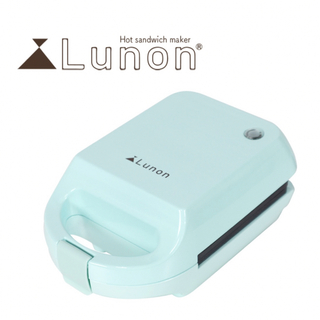 【新品未使用】Lunon ホットサンドメーカー ライトグリーン 軽量 コンパクト(サンドメーカー)