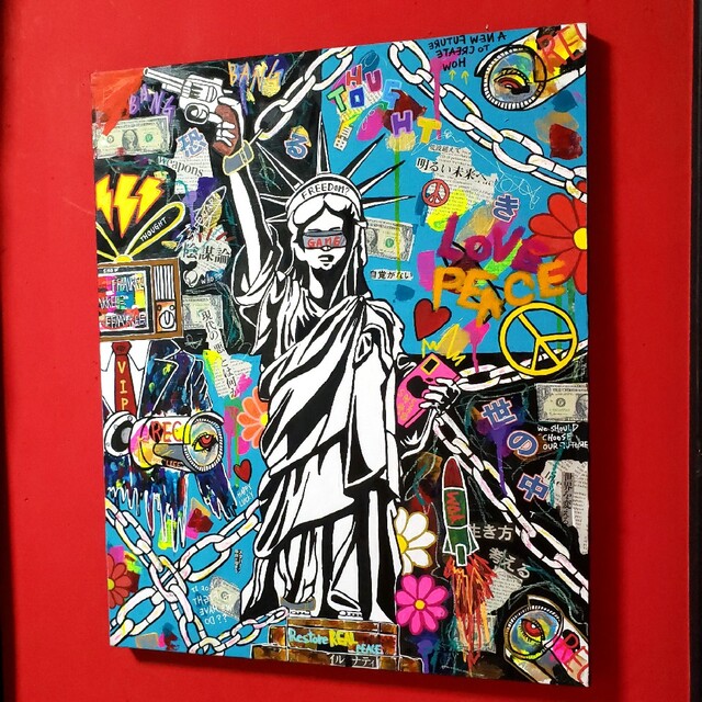 新到着 FREEDOM? 絵画+タペストリー - zoopalic.com