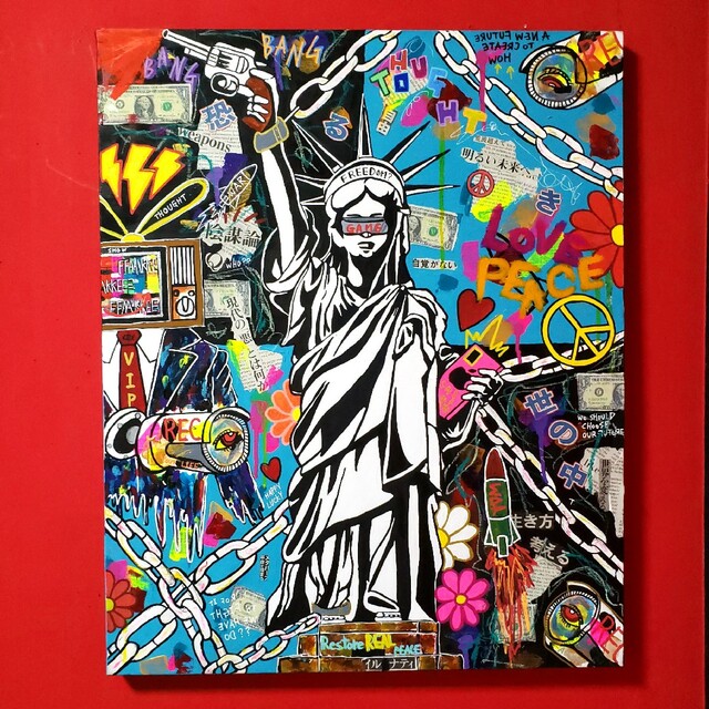 新到着 FREEDOM? 絵画+タペストリー - zoopalic.com