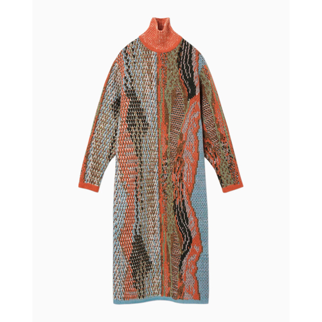 mame - Mame Kurogouchi "Autumn" Knitted Dress