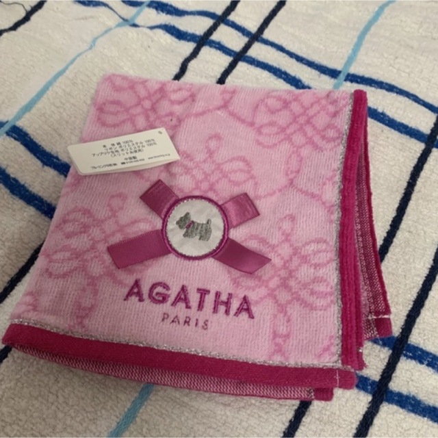 AGATHA(アガタ)のAGATHA ハンドタオル　新品 レディースのファッション小物(ハンカチ)の商品写真