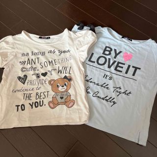 ジェニィ(JENNI)のbyloveit 半袖2枚セット　130(Tシャツ/カットソー)