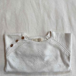 ザラキッズ(ZARA KIDS)のZara ワンスターニット　サイズ3-6m 68cm(ニット/セーター)