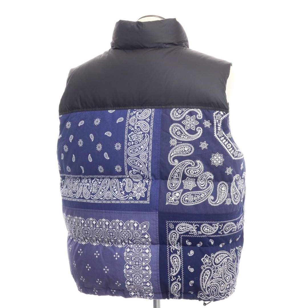 中古】ミヤギヒデタカ MIYAGIHIDETAKA BANDANA DOWN VEST コットン