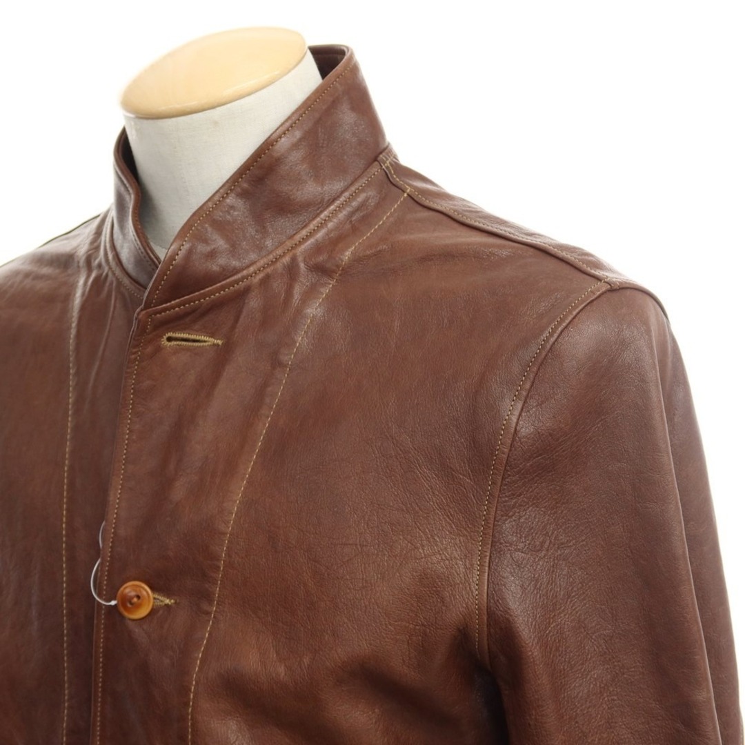 【中古】リーバイスビンテージクロージング LEVI'S VINTAGE CLOTHING 世界500着限定 シープレザー コサックジャケット ブルゾン【サイズS】【メンズ】 リーバイスビンテージクロージング LEVI'S VINTAGE CLOTHING 世界500着限定 シープレザー コサックジャケット ブルゾン【サイズS】【メンズ】