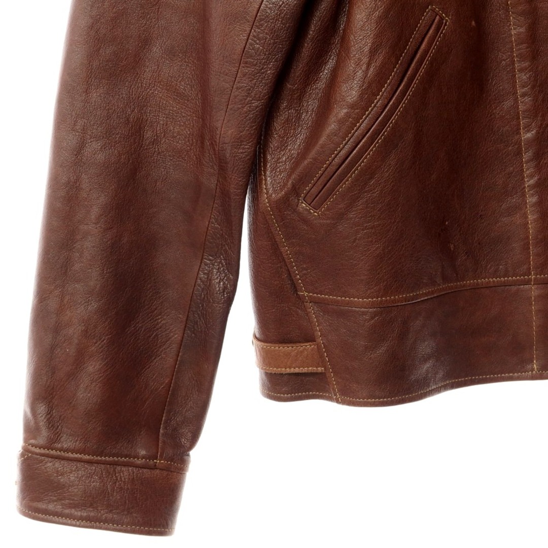 【中古】リーバイスビンテージクロージング LEVI'S VINTAGE CLOTHING 世界500着限定 シープレザー コサックジャケット ブルゾン【サイズS】【メンズ】 リーバイスビンテージクロージング LEVI'S VINTAGE CLOTHING 世界500着限定 シープレザー コサックジャケット ブルゾン【サイズS】【メンズ】