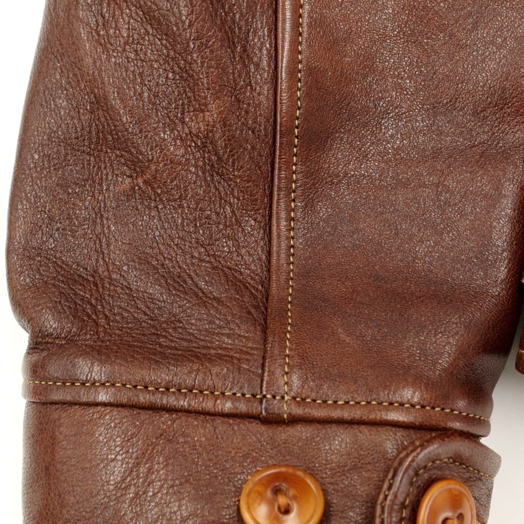 【中古】リーバイスビンテージクロージング LEVI'S VINTAGE CLOTHING 世界500着限定 シープレザー コサックジャケット ブルゾン【サイズS】【メンズ】 リーバイスビンテージクロージング LEVI'S VINTAGE CLOTHING 世界500着限定 シープレザー コサックジャケット ブルゾン【サイズS】【メンズ】
