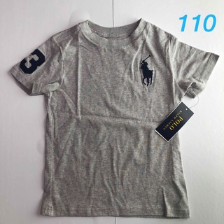 ポロラルフローレン(POLO RALPH LAUREN)のラルフローレン ビッグポニー半袖Tシャツ グレー 4T/110(Tシャツ/カットソー)