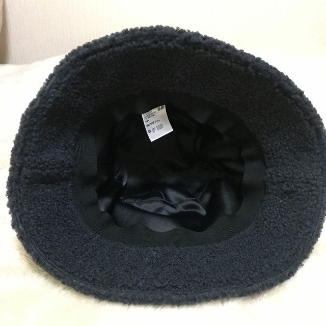 UNIQLO(ユニクロ)の❤️UNIQLO❤️可愛い❤️ボアバケットハット❤️ダークグレー❤️ レディースの帽子(ハット)の商品写真