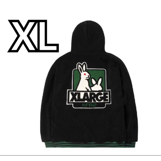 メンズXLARGE x FR2 Boa Hoodie "Black"