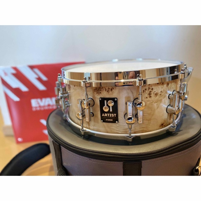 sonor(ソナー)のちいさま専用Sonor Cotton Wood Maple  楽器のドラム(スネア)の商品写真