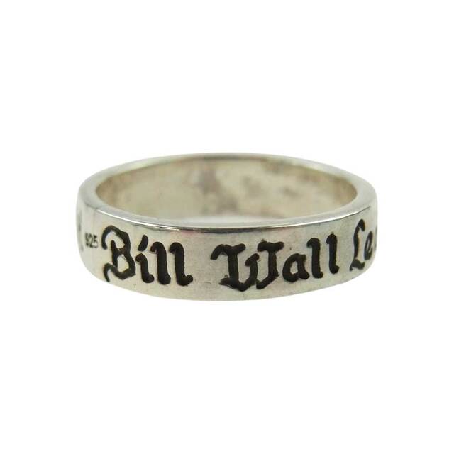 BILL WALL LEATHER(ビルウォールレザー)のBILL WALL LEATHER ビルウォールレザー リング R404 ギャランティー付属 25th Anniversary Band Ring 25周年 バンド リング シルバー系 9号【美品】【中古】 メンズのアクセサリー(リング(指輪))の商品写真