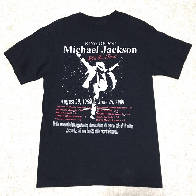 マイケルジャクソン　MJ  追悼　tシャツ MICHAEL JACKSON  メンズのトップス(Tシャツ/カットソー(半袖/袖なし))の商品写真