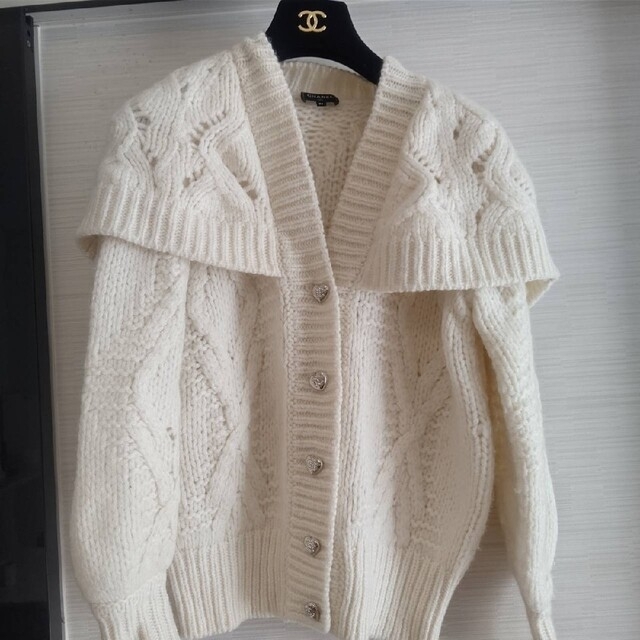 CHANEL ハートボタンカーディガン | フリマアプリ ラクマ