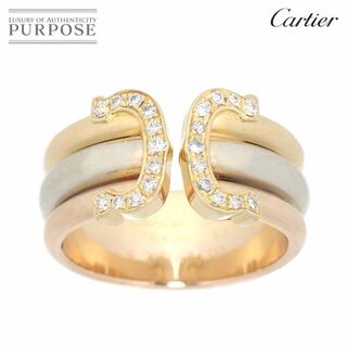 カルティエ(Cartier)のカルティエ Cartier C2 #52 リング ダイヤ K18 YG WG PG スリーゴールド 3カラー 750 指輪 VLP 90174085(リング(指輪))